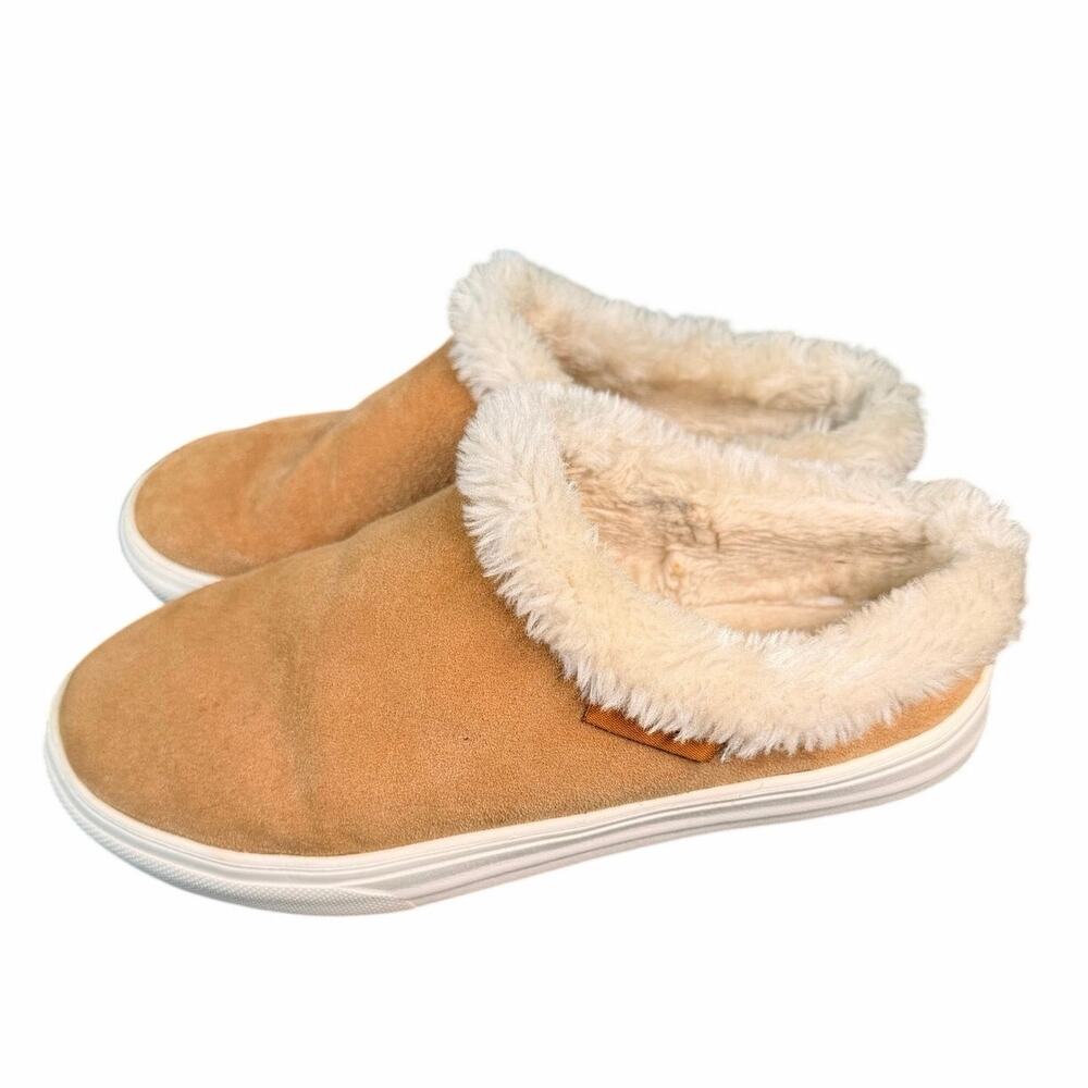 Minnetonka Windy Suede Slip-On Slipper Sneakers – Women's Size 7